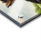 German Shepherd Puppy Discovers Butterfly In Meadow Acrylic print