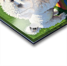 Bichon Frise Puppy Discovers Picnic Spread Acrylic print