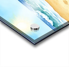 Pomeranian Puppys Beach Adventure Begins Acrylic print