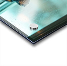 Hopeful Rottweiler Puppy Anticipates End Of Rainy Weather Acrylic print