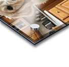 Golden Retriever Puppys Kitchen Discovery Acrylic print