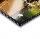 Playful Pug Puppy Enjoys Afternoon Fun Acrylic print