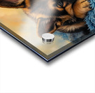 German Shepherd Puppy Snuggles With Golden Friend Acrylic print