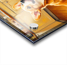 Corgi Puppy Discovers Birthday Cake Acrylic print