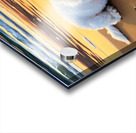 Content Bichon Frise Puppy Rests On Beach Acrylic print