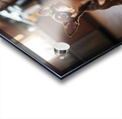 Chihuahua Puppy Discovers Birthday Cake Acrylic print