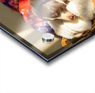 German Shorthaired Pointer Puppy Discovers Cozy Basket Acrylic print