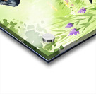 Hopeful Rottweiler Puppy Waits In Garden Acrylic print