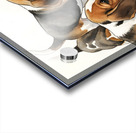 Beagle Puppy Approaches The Crowded Water Bowl Acrylic print