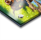 Dachshund Puppy Discovers Muddy Puddle Acrylic print