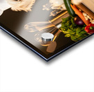 Poodle Puppy Celebrates Cooking Success Acrylic print