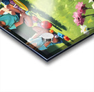 Australian Shepherd Puppy Meets New Friends Acrylic print