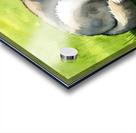 Content Husky Puppy Enjoys Victory With Bone Acrylic print