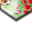 Happy Bulldog Puppy Explores The Garden Confidently Acrylic print