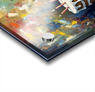 Tired Border Collie Puppy Chef Rests After Cooking Fun Acrylic print