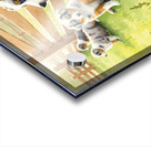 Content Australian Shepherd Puppy Enjoys Peaceful Moment Acrylic print