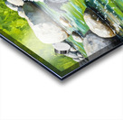 Sleepy Border Collie Puppy Rests Under The Oak Tree Acrylic print