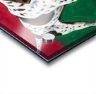 Happy Puppy Enjoys Apple Pieces In Orchard Acrylic print