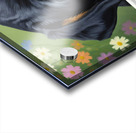 Sleepy Rottweiler Puppy Dreams Over Open Book Acrylic print