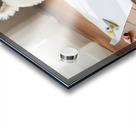 Proud Poodle Puppy With Finished Paw Print Masterpiece Acrylic print