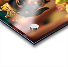 Tired Birthday Puppy Rests After Party Fun Acrylic print