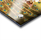 Chihuahua Puppy Tries To Copy Peacocks Elegance Acrylic print