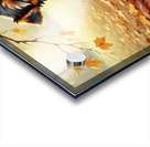 Yorkshire Terrier Puppy Spots Squirrel At Tree Base Acrylic print