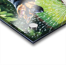 German Shepherd Puppy Discovers Backyard Sprinkler Acrylic print