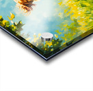 Exhausted Golden Puppy Rests After Helicopter Play Acrylic print