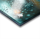 Pug Puppy Watches First Rainstorm From Car Window Acrylic print