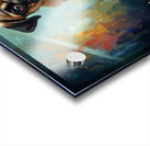 Contented Pug Puppy Enjoys Aromatic Discovery Acrylic print