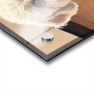 Happy Bichon Frise Puppy After Peanut Butter Treat Acrylic print