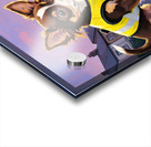 Tired Chihuahua Puppy Rests Under Evening Stars Acrylic print