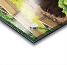 Guilty Border Collie Puppy Realizes Garden Mess Acrylic print