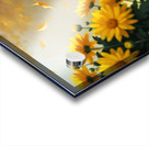 Yorkshire Terrier Puppy Successfully Catches Brown Oak Leaf Acrylic print