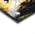 Border Collie Puppy Dreams Of Bird Feeder Adventure   Acrylic print