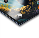 Sleepy Boston Terrier Puppy Rests After Shadow Adventure Acrylic print