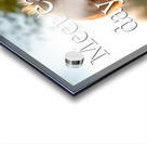 Puppy Curiosity: Golden Retriever Explores Morning Flowers Acrylic print