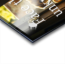 Face Unknown with Puppy Courage Acrylic print