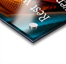 Rest Well Like This Sleepy Puppy Acrylic print