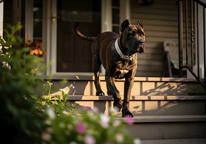 Cane Corso Puppy Gets Ready With Sparkly Collar by Puppy Prints