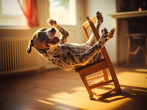 Puppy Masters Gentle Rocking Chair Motion