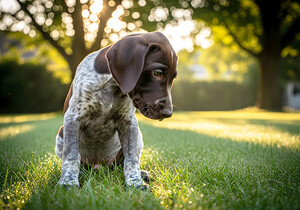 German Shorthaired Pointer Puppy Discovers His Paws by Puppy Prints