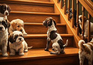 German Shorthaired Pointer Puppy Eyes The Big Challenge by Puppy Prints