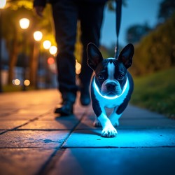 Sleepy Boston Terrier Puppy After Night Adventure