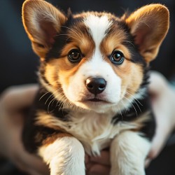 Corgi Puppys First Vet Visit