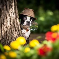 Detective Puppy Solves Case And Finds New Garden Friend
