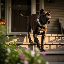 Cane Corso Puppy Gets Ready With Sparkly Collar