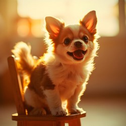 Chihuahua Puppy Discovers The Perfect Rocking Chair