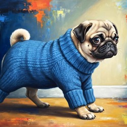 Pug Puppy Successfully Escapes Sleeve